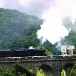 Steam over the viaduct